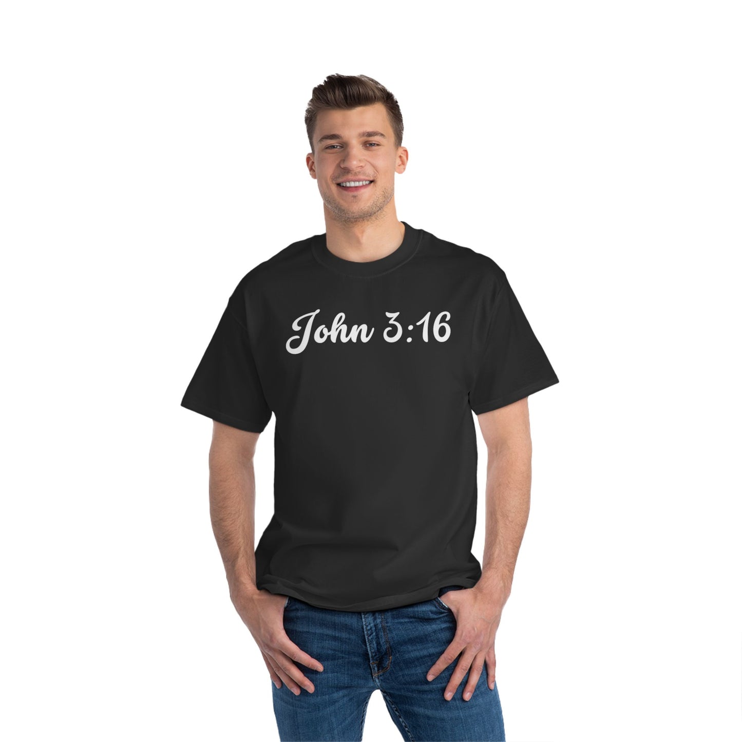 John 3:16 Beefy-T®  Short-Sleeve T-Shirt